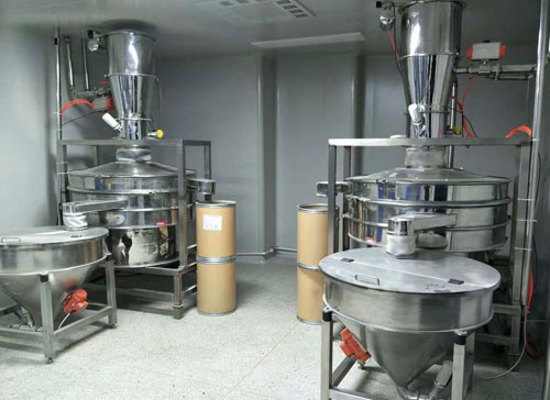 真空上料機使用現場